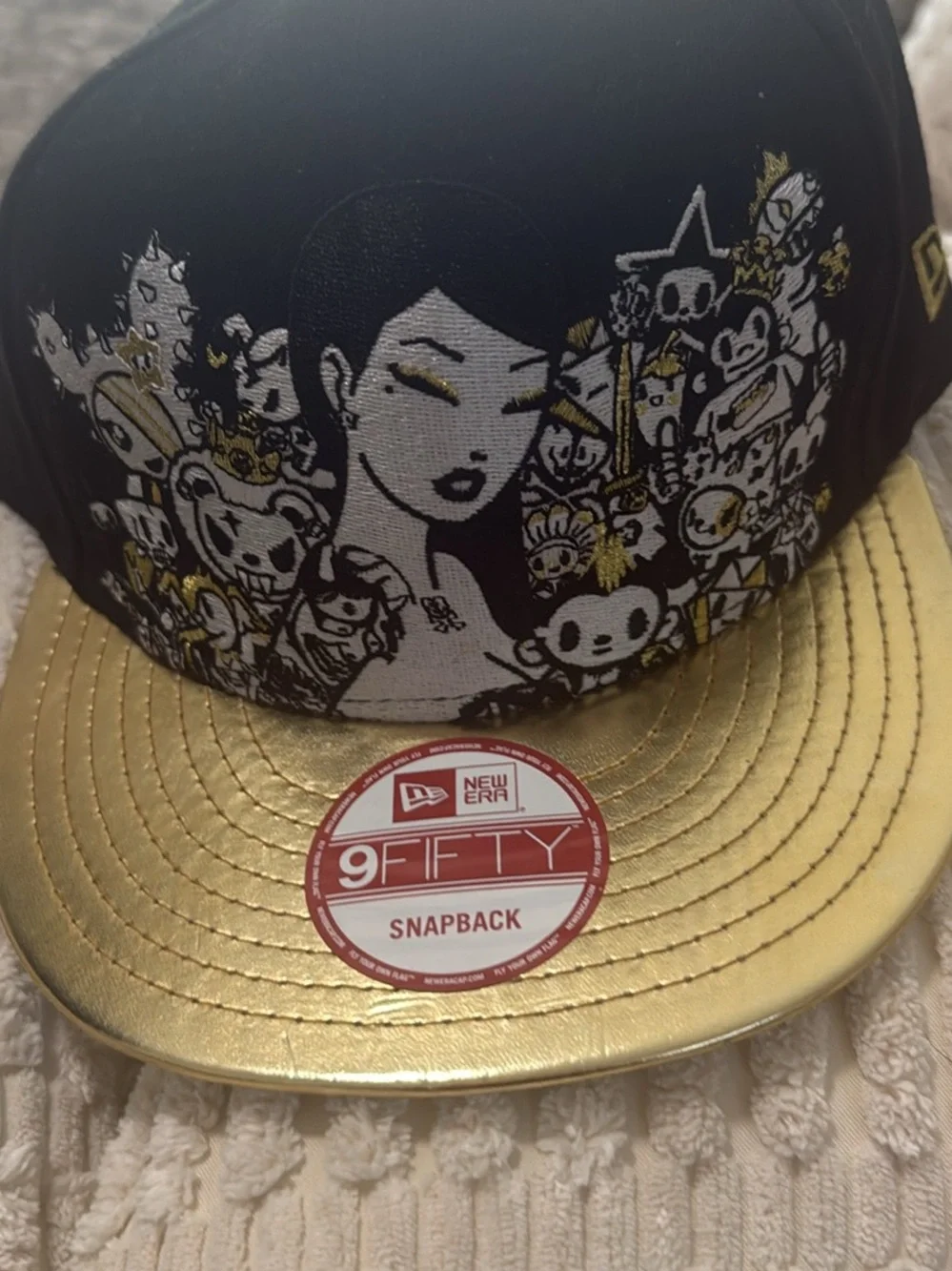 TOKIDOKI collectors set of 3 like new Snapback Cap with Embroidered Patch. $150